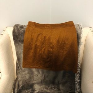 Suede Skirt